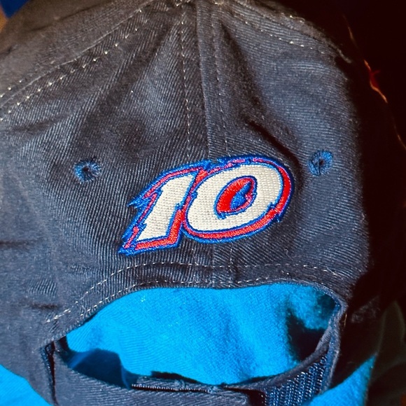 Rare vintage Baseball Cap Hat NASCAR 10 Valvoline Scott Riggs Racing Eagle One - Picture 2 of 6